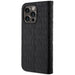 Karl Lagerfeld KLBKP14XSAKLHPK iPhone 14 Pro Max 6.7’’ bookcase black/black Saffiano Monogram - Cell phone cases