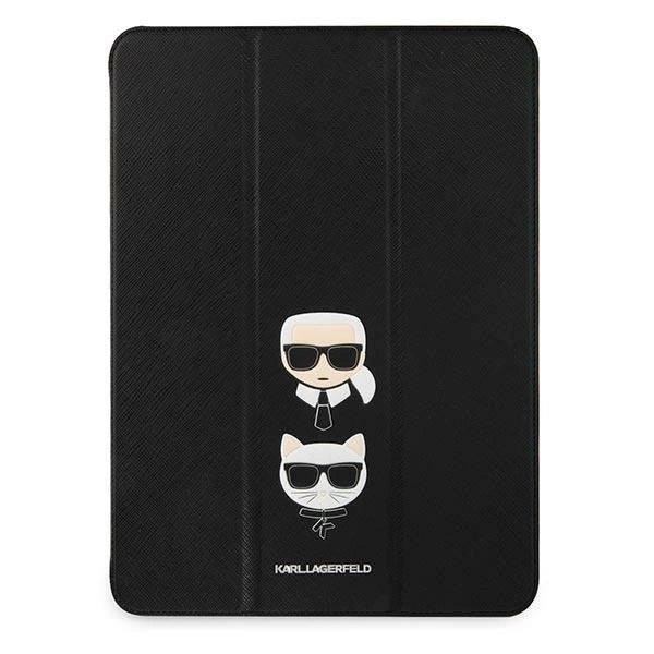 Karl Lagerfeld KLFC12OKCK iPad 12.9’’ Pro 2021 Book Cover czarny/black Saffiano Karl &Choupette - Cell phone cases