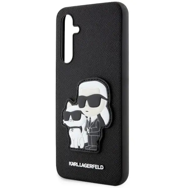 Karl Lagerfeld KLHCA34SANKCPK A34 5G A346 hardcase black/black Saffiano Karl & Choupette - Cell phone cases