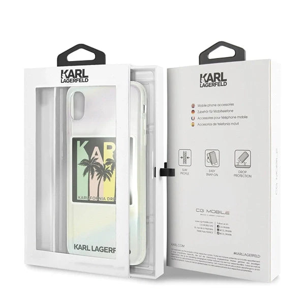 Karl Lagerfeld KLHCI65IRKD iPhone Xs Max hardcase Kalifornia Dreams - Cell phone cases and covers<<<HurtelXML