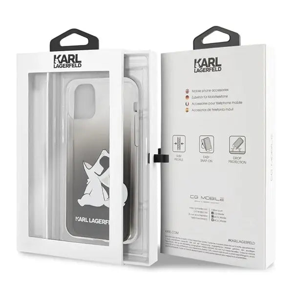 Karl Lagerfeld KLHCN58CFNRCBK iPhone 11 Pro hardcase czarny/black Choupette Fun - Cell phone cases