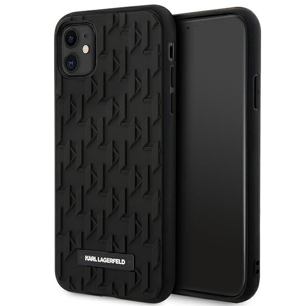 Karl Lagerfeld KLHCN61RUPKLPK iPhone 11 / Xr 6.1’’ hardcase black/black 3D Monogram - Cell phone cases