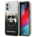 Karl Lagerfeld KLHCP12STRDFKBK iPhone 12 mini 5,4’’ czarny/black hardcase Gradient Ikonik Karl - Cell phone cases