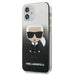 Karl Lagerfeld KLHCP12STRDFKBK iPhone 12 mini 5,4’’ czarny/black hardcase Gradient Ikonik Karl - Cell phone cases