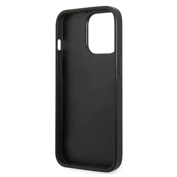 Karl Lagerfeld KLHCP13LMNMP1K iPhone 13 Pro / 13 6.1 ’hardcase black / black Monogram Plaque - Cell phone cases
