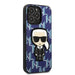 Karl Lagerfeld KLHCP13LPMNIKBL iPhone 13 Pro / 13 6.1’’ hardcase blue/blue Monogram Ikonik Patch - Cell phone cases