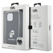 Karl Lagerfeld KLHCP13LSAKCPSK case for iPhone 13 Pro / 13 hardcase - black Crossbody Saffiano Metal Pin Karl&Choupette