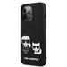 Karl Lagerfeld KLHCP13LSSKCK iPhone 13 Pro / 13 6.1’’ hardcase black/black Silicone Karl & Choupette - Cell phone cases