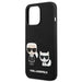 Karl Lagerfeld KLHCP13LSSKCK iPhone 13 Pro / 13 6.1’’ hardcase black/black Silicone Karl & Choupette - Cell phone cases