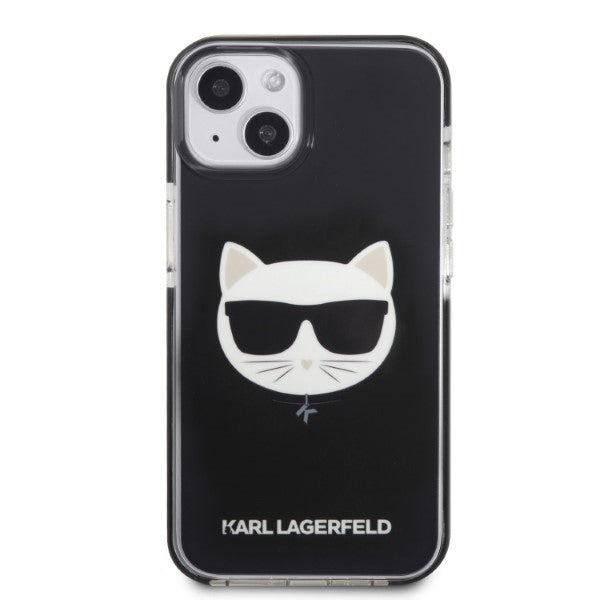 Karl Lagerfeld KLHCP13MTPECK iPhone 13 6.1’’ hardcase black/black Choupette Head - Cell phone cases