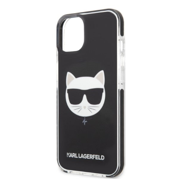 Karl Lagerfeld KLHCP13MTPECK iPhone 13 6.1’’ hardcase black/black Choupette Head - Cell phone cases