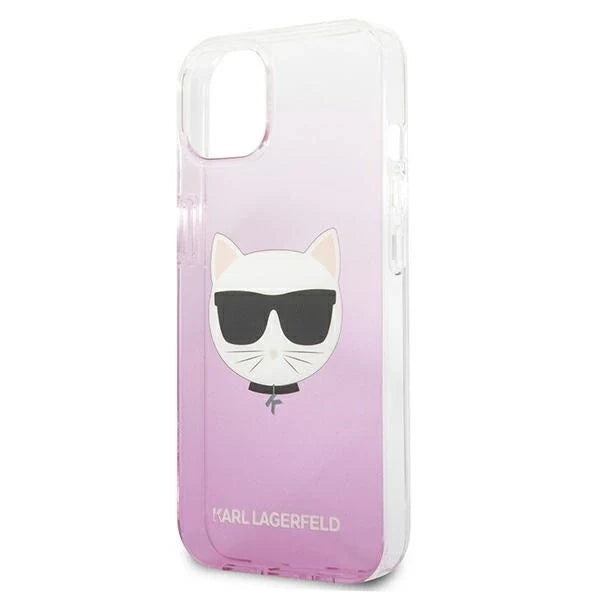 Karl Lagerfeld KLHCP13SCTRP iPhone 13 mini 5.4’’ hardcase pink/pink Choupette Head - Cell phone cases