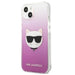 Karl Lagerfeld KLHCP13SCTRP iPhone 13 mini 5.4’’ hardcase pink/pink Choupette Head - Cell phone cases