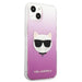 Karl Lagerfeld KLHCP13SCTRP iPhone 13 mini 5.4’’ hardcase pink/pink Choupette Head - Cell phone cases