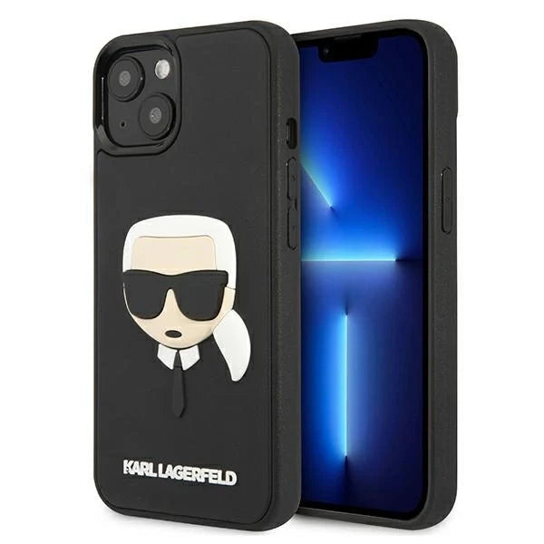 Karl Lagerfeld KLHCP13SKH3DBK iPhone 13 mini 5,4’’ czarny/black hardcase 3D Rubber Karl`s Head - Cell phone cases