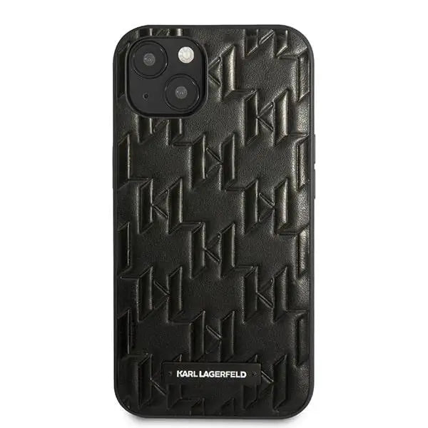 Karl Lagerfeld KLHCP13SMNMP1K iPhone 13 mini 5,4 ’hardcase black / black Monogram Plaque - Cell phone cases