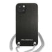 Karl Lagerfeld KLHCP13SPMK iPhone 13 mini 5,4 ’hardcase black / black Leather Textured and Chain - Cell phone cases