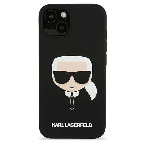 Karl Lagerfeld KLHCP13SSLKHBK iPhone 13 mini 5,4’’ czarny/black hardcase Silicone Karl’s Head - Cell phone cases