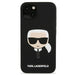 Karl Lagerfeld KLHCP13SSLKHBK iPhone 13 mini 5,4’’ czarny/black hardcase Silicone Karl’s Head - Cell phone cases