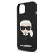 Karl Lagerfeld KLHCP13SSLKHBK iPhone 13 mini 5,4’’ czarny/black hardcase Silicone Karl’s Head - Cell phone cases