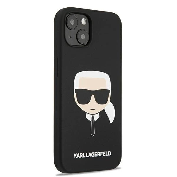 Karl Lagerfeld KLHCP13SSLKHBK iPhone 13 mini 5,4’’ czarny/black hardcase Silicone Karl’s Head - Cell phone cases