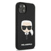 Karl Lagerfeld KLHCP13SSLKHBK iPhone 13 mini 5,4’’ czarny/black hardcase Silicone Karl’s Head - Cell phone cases