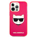 Karl Lagerfeld KLHCP13XCHTRP iPhone 13 Pro Max 6.7’’ pink/pink hardcase Glitter Choupette Fluo - Cell phone cases