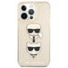Karl Lagerfeld KLHCP13XKCTUGLGO iPhone 13 Pro Max 6,7’’ złoty/gold hardcase Glitter Karl`s & Choupette - Cell phone
