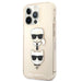Karl Lagerfeld KLHCP13XKCTUGLGO iPhone 13 Pro Max 6,7’’ złoty/gold hardcase Glitter Karl`s & Choupette - Cell phone