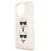 Karl Lagerfeld KLHCP13XKCTUGLGO iPhone 13 Pro Max 6,7’’ złoty/gold hardcase Glitter Karl`s & Choupette - Cell phone