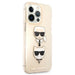Karl Lagerfeld KLHCP13XKCTUGLGO iPhone 13 Pro Max 6,7’’ złoty/gold hardcase Glitter Karl`s & Choupette - Cell phone