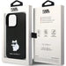 Karl Lagerfeld KLHCP13XSMHCNPK case for iPhone 13 Pro Max 6.7’’ - black Silicone C Metal Pin - Cell phone cases