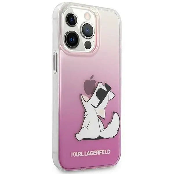 Karl Lagerfeld KLHCP14LCFNRCPI iPhone 14 Pro 6.1 ’hardcase pink / pink Choupette Fun - Cell phone cases