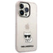 Karl Lagerfeld KLHCP14LCTTRI iPhone 14 Pro 6.1 ’hardcase pink / pink Transparent Choupette Body - Cell phone cases