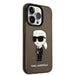 Karl Lagerfeld KLHCP14LHNIKTCK iPhone 14 Pro 6.1’’ black/black hardcase Ikonik Karl Lagerfeld - Cell phone cases