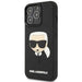 Karl Lagerfeld KLHCP14LKH3DBK iPhone 14 Pro 6.1 ’black / black hardcase 3D Rubber Karl`s Head - Cell phone cases