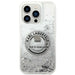 Karl Lagerfeld KLHCP14LLCRSGRS iPhone 14 Pro 6.1 ’silver / silver hardcase Liquid Glitter RSG - Cell phone cases