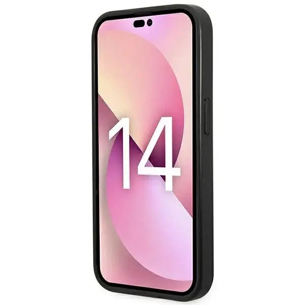 Karl Lagerfeld KLHCP14LPGKLSKG iPhone 14 Pro 6.1 ’hardcase gray / gray Monogram Stripe - Cell phone cases