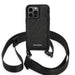 Karl Lagerfeld KLHCP14LSTMMK iPhone 14 Pro 6.1’’ hardcase black/black Monogram Plaque Logo Strap - Cell phone cases
