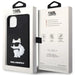 Karl Lagerfeld KLHCP14M3DRKHNK iPhone 14 Plus 6.7’’ black/black hardcase Rubber Choupette 3D - Cell phone cases
