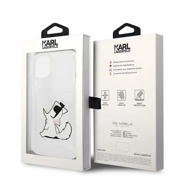 Karl Lagerfeld KLHCP14MCFNRC iPhone 14 Plus 6.7 ’hardcase clear / transparent Choupette Fun - Cell phone cases