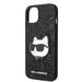 Karl Lagerfeld KLHCP14MG2CPK iPhone 14 Plus 6.7’’ black/black hardcase Glitter Choupette Patch - Cell phone cases