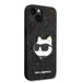 Karl Lagerfeld KLHCP14MG2CPK iPhone 14 Plus 6.7’’ black/black hardcase Glitter Choupette Patch - Cell phone cases