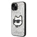 Karl Lagerfeld KLHCP14MG2CPS iPhone 14 Plus 6.7’’ silver/silver hardcase Glitter Choupette Patch - Cell phone cases