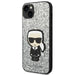 Karl Lagerfeld KLHCP14MGFKPG iPhone 14 Plus 6.7 ’hardcase silver / silver Glitter Flakes Ikonik - Cell phone cases