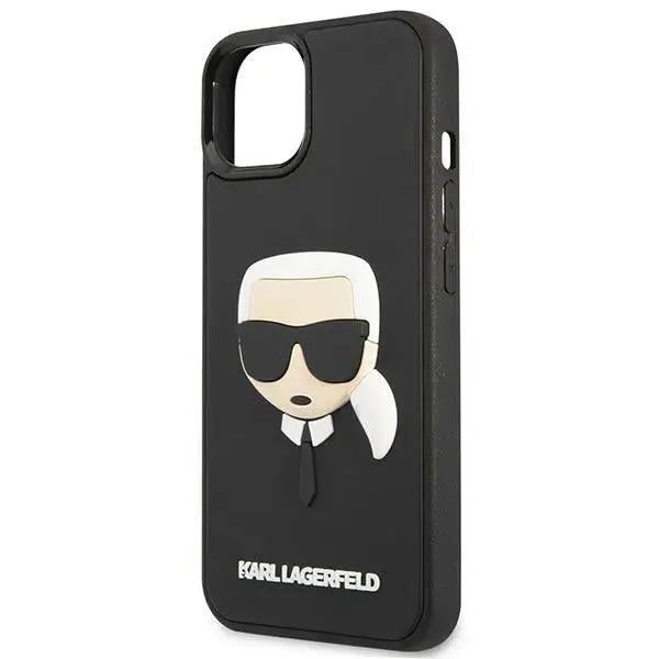 Karl Lagerfeld KLHCP14MKH3DBK iPhone 14 Plus 6.7 ’black / black hardcase 3D Rubber Karl’s Head - Cell phone cases