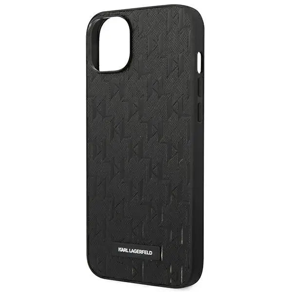 Karl Lagerfeld KLHCP14MSAKLHPK iPhone 14 Plus 6.7 ’hardcase black / black Saffiano Mono Metal Logo - Cell phone cases