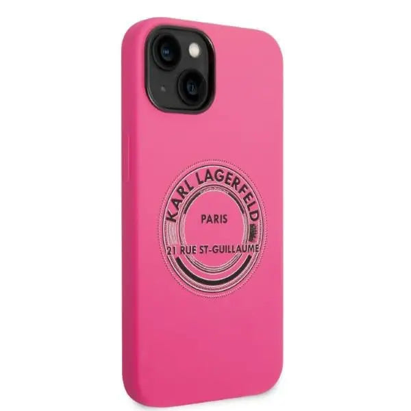 Karl Lagerfeld KLHCP14MSRSGRCF iPhone 14 Plus 6.7 ’hardcase pink / pink Silicone RSG - Cell phone cases