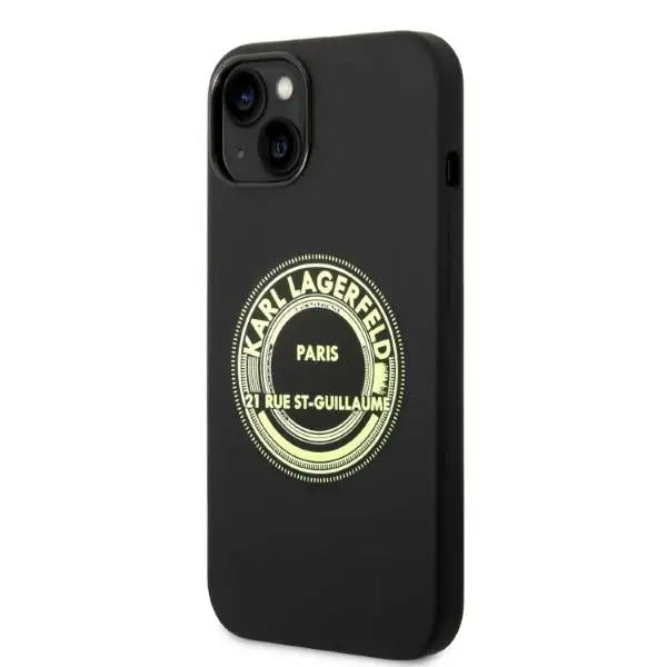 Karl Lagerfeld KLHCP14MSRSGRCK iPhone 14 Plus 6.7 ’hardcase black / black Silicone RSG - Cell phone cases