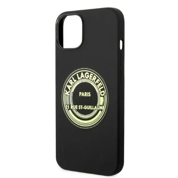 Karl Lagerfeld KLHCP14MSRSGRCK iPhone 14 Plus 6.7 ’hardcase black / black Silicone RSG - Cell phone cases